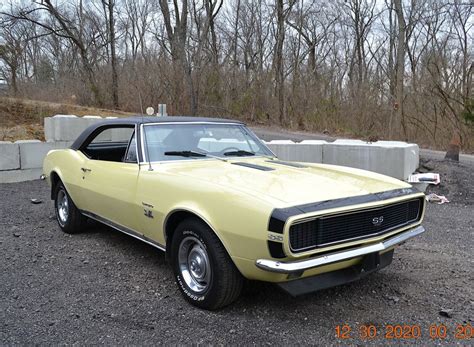 1967 Camaro Rs Ss 396 4spd Numbers Matching Pdb Tach Gauges Butternut