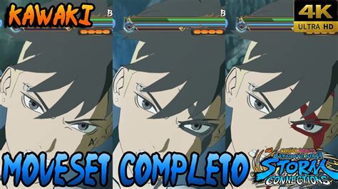 Kawaki Karma Moveset Completo Naruto X Boruto Ultimate Ninja Storm