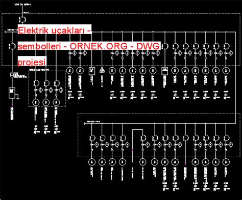 Proje Sitesi Elektrik U Aklar Sembolleri Autocad Projesi