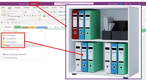 Ms Onenote Erste Schritte Treutlein Seminare Und Schulungen