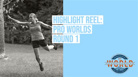 Highlights 2019 Pro Worlds Round 1 Ultiworld Disc Golf