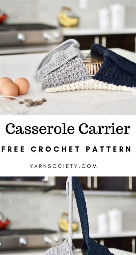 Crochet Casserole Carrier FREE CROCHET PATTERN Craftorator