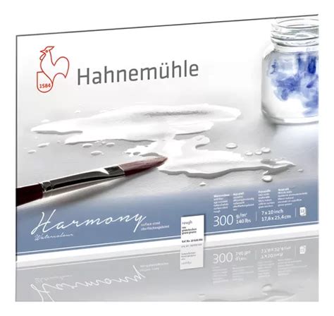 Bloco Hahnemühle Harmony 300gr 17 8x25 4cm Textura Rugosa