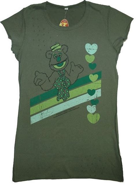 Fozzie Bear Ladies Muppets T Shirt From Disney Ink And Paint