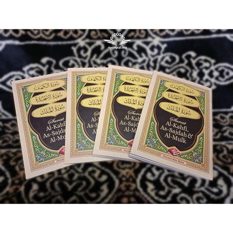 Jual Buku Saku Surat Al Kahfi As Sajdah Al Mulk Shopee Indonesia