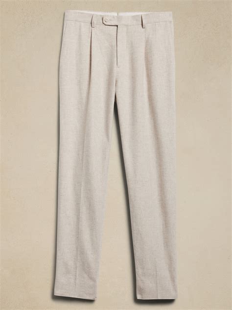 Arroyo Cotton Linen Suit Pant Banana Republic