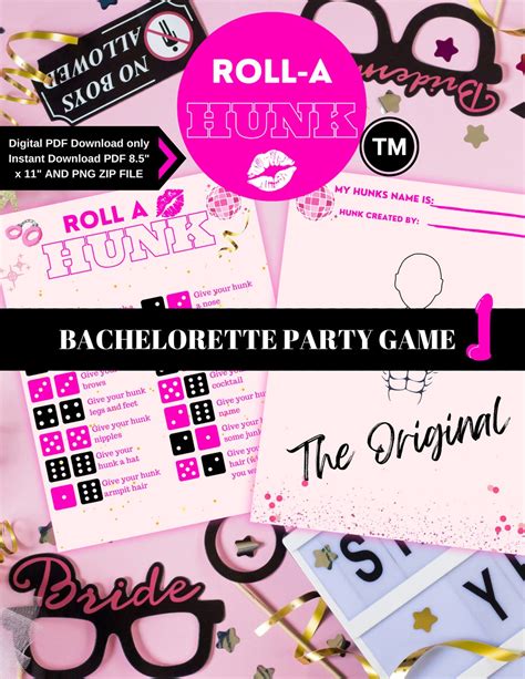 Bachelorette Party Game Printable Bachelorette Party Decor Party Game