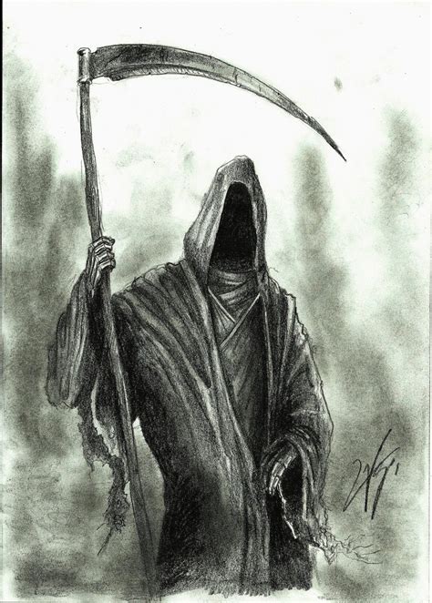 Grim Reaper Sketch At PaintingValley Explore Collection Of Grim