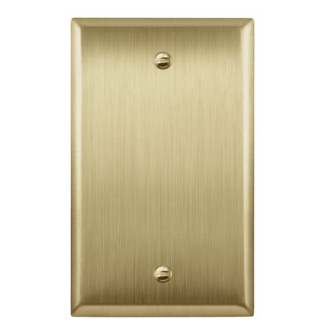 Enerlites Blank Device Metal Wall Plate Stainless Steel Corrosive