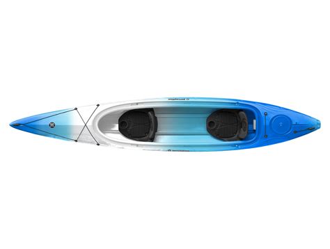 Kayak PERCEPTION PRODIGY II 14 5 TANDEM WATERSKIS LV