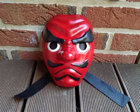 Tengu Mask for Cosplay or as a Wallhanger - Etsy | Japanese mask, Mask, Kitsune mask