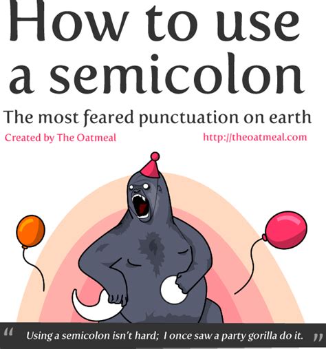 A Reminder How To Use A Semicolon Paul Jacobson