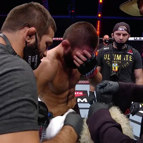 Khabib Nurmagomedov Chokes Out Justin Gaethje Retires After UFC 254