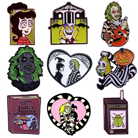 Horror Movies Friends Horror Movie Enamel Pins Metal Pins Horror