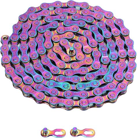 6 7 8 Speed Bike Chain Rainbow Chain 1 2 X 11 128 Inch 116 Links