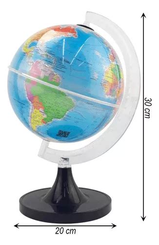 Globo Terrestre L Mpada Led Mapa Mundi Portugu S Cm R Em S O