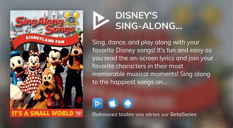 Regarder Disney's Sing-Along Songs: Disneyland Fun streaming