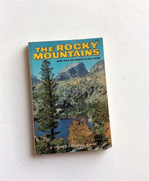 Golden Guide Book The Rocky Mountains Golden Regional Guide Etsy