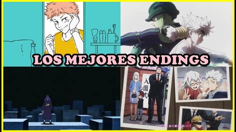 LOS MEJORES ENDINGS DE LA HISTORIA DEL ANIME YouTube