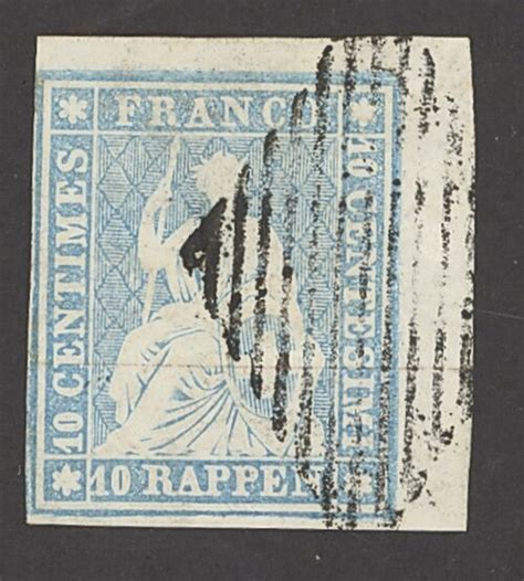 2033 Switzerland 1854 62 Seated Helvetia So Called Strubel 1856 57