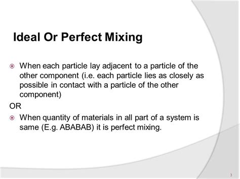 Mixing 1 2 An Operation In Which Two Or More Components In A Separate