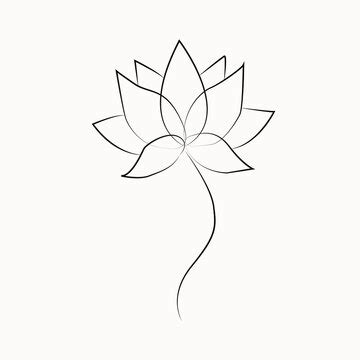 Lotus Flower Line Drawing Images – Browse 54,309 Stock Photos, Vectors, and Video | Adobe Stock