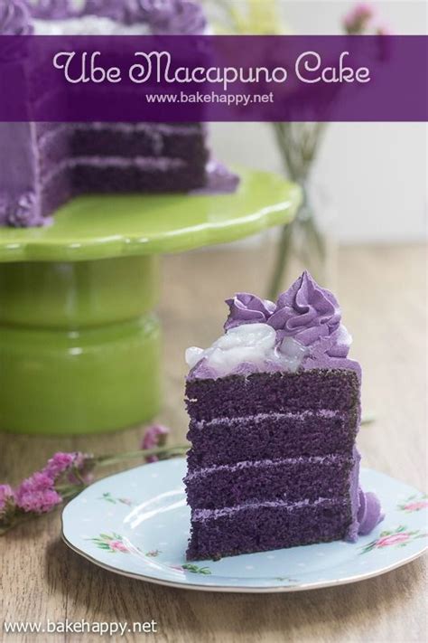 Heres A Great Recipe For The Classic Ube Macapuno Cake Light Fluffy With An Good Ube Flavor