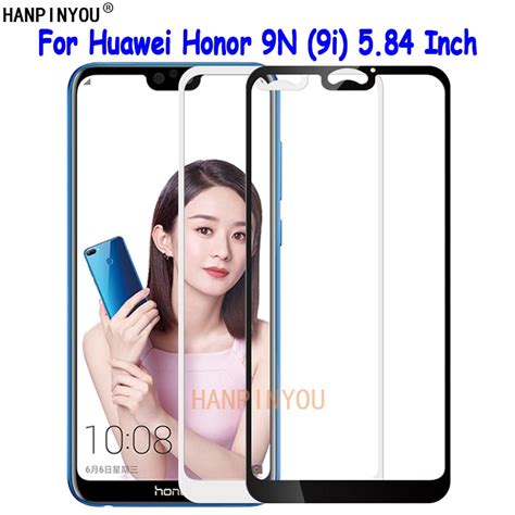 For Huawei Honor 9n 9i 5 84 Full Cover Tempered Glass Screen