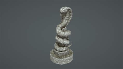 Snake Statue Aquarium Decoration - 3D model by Undercover Cheese ...