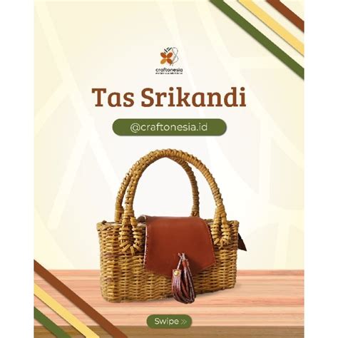 Jual Tas Srikandi Tas Wanita Anyaman Kertas Woman Bags Shopee Indonesia