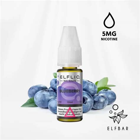 Elfliq Blueberry Blueberries Mg E Liquid By Elfbar