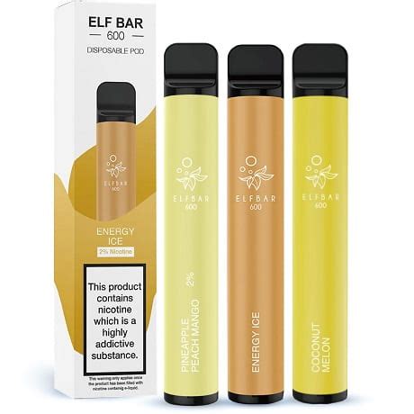 Elf Bar Disposable Pod 600 Vape Kit VAPEAPE Ireland