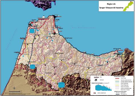 Carte de Tanger Tétouan Al Hoceïma