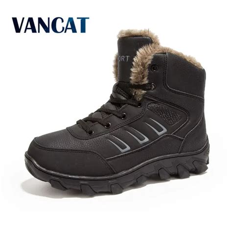 Vancat New Super Warm Men Winter Boots For Men Men S Boots Warm Snow