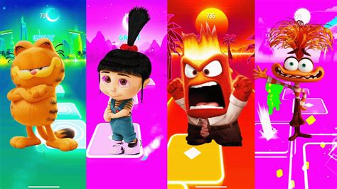 Inside Out 2 Angry 🆚 Despicable Me 🆚 Garfield 🆚 Inside Out Anxiety