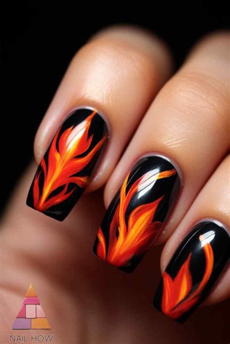 Ignite Your Style Fire Nail Designs That Sizzle Nailhow