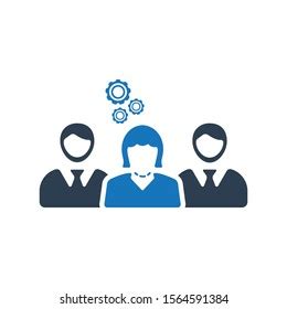 Business Expert Team Icon Support Team Stock Vector Royalty Free