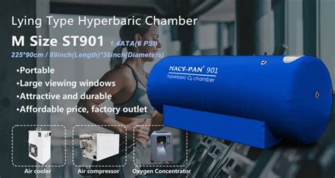 L Size ST901 Lying Hyperbaric Chamber Portable Mhbot Mild Hyperbaric