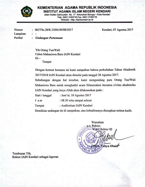 15 Contoh Surat Undangan Resmi Lengkap Dengan Cara Membuatnya