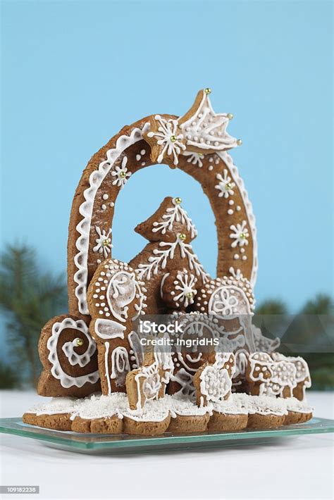 Gingerbread Nativity Scene Stock Photo Download Image Now Christmas