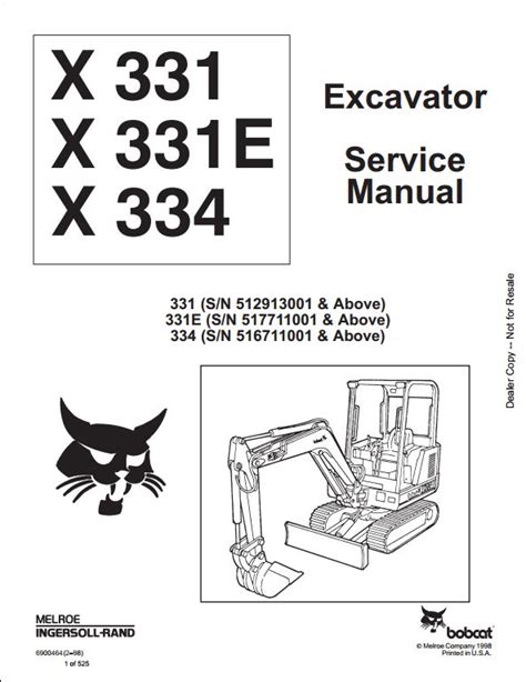 2018 Bobcat T190 Service Manual