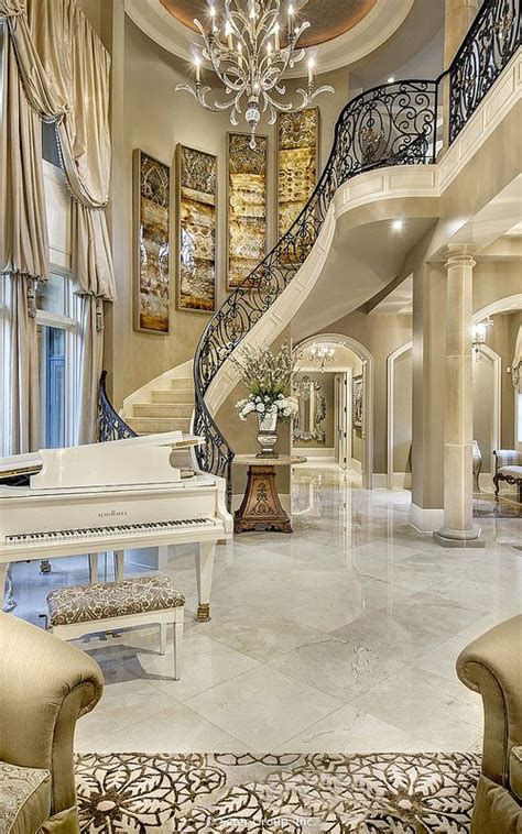 Villa Belle - elegant stairs | Luxury homes dream houses, Fancy houses, House design