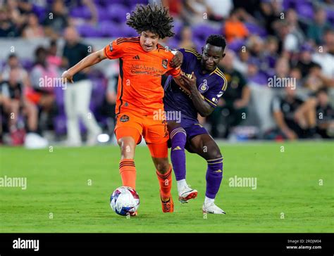 Orlando Fl July Houston Dynamo Forward Iv N Franco And