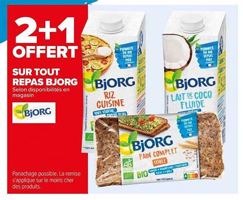 Promo Repas Bjorg Chez Carrefour ICatalogue Fr