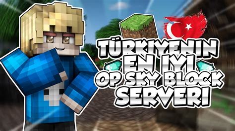 HERKESE BEDAVA VİP VEREN EFSANE OP SKYBLOCK SERVERİ Minecraft