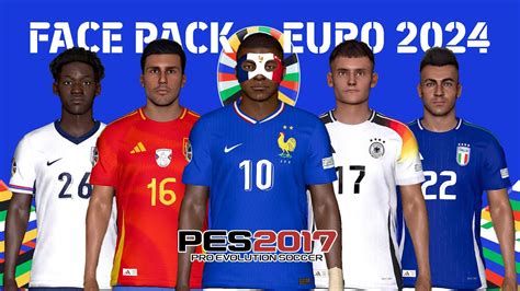 Pes New Face Pack Euro Aio Youtube