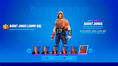 Como Desbloquear Estilos De Skin Agente Jonesy En Fortnite Temporada