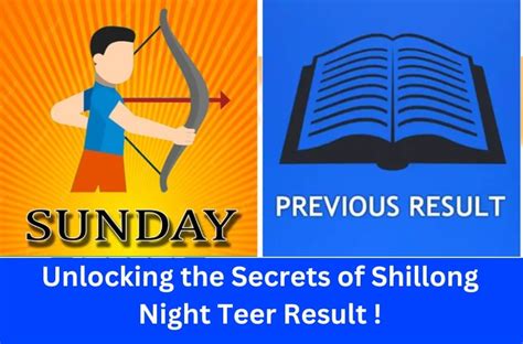 Unlocking The Secrets Of Shillong Night Teer Result