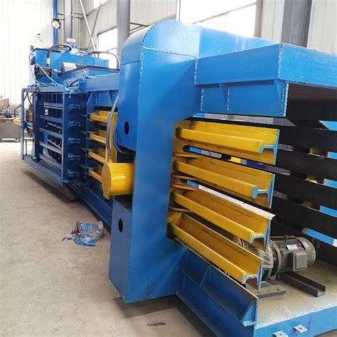 Automatic Horizontal Hydraulic Baler Cardboard Baling Press Machine Old