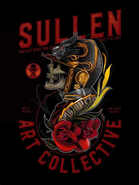 Sullen Clothing Design By Matt Heinz Skullart Tattooart